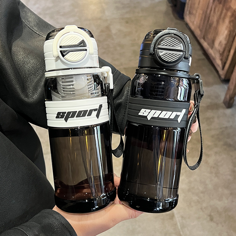 高颜值大容量茶水分离塑料杯