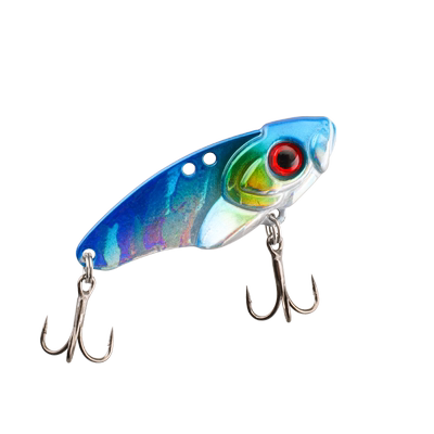 薄背vib路亚饵黑金刚钩假饵