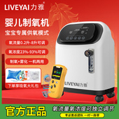 力雅新生儿制氧机早产儿婴儿氧气机宝宝吸氧机婴儿血氧仪雾化儿童