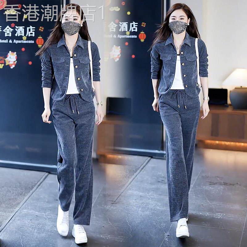 春装搭配一整套2026新款女士套装休闲时尚两件套时髦显瘦洋气减龄