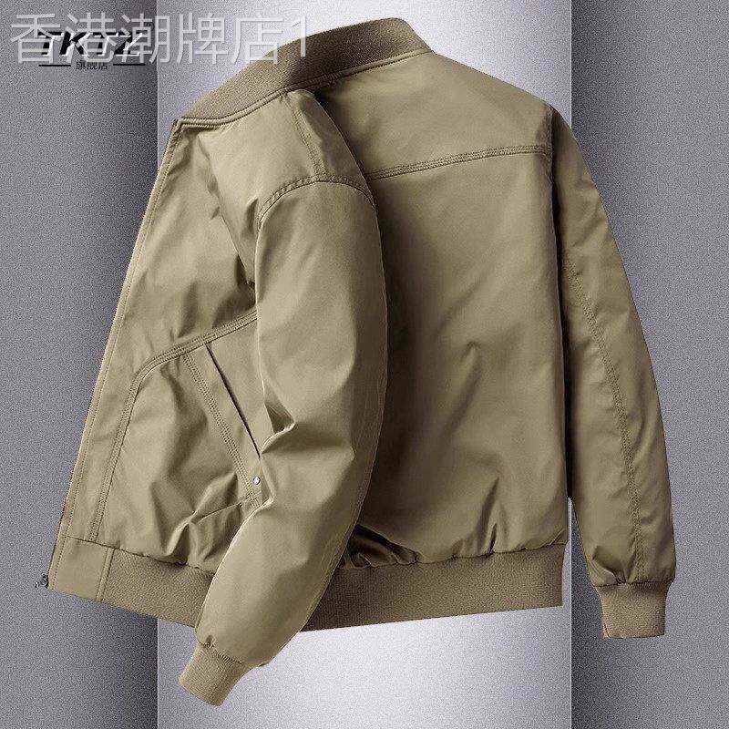 高端美式飞行夹克外套男士春秋冬季2025新款棉衣加厚棒球服男款潮