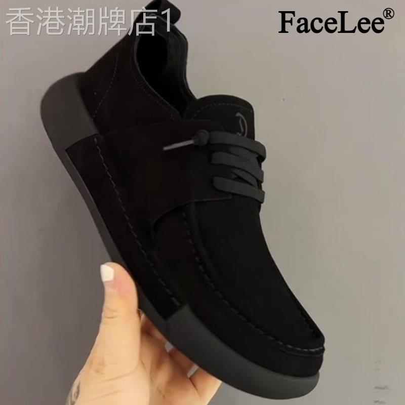 FaceLee日本设计师联名款男鞋经典百搭商务乐福鞋休闲磨砂皮鞋男