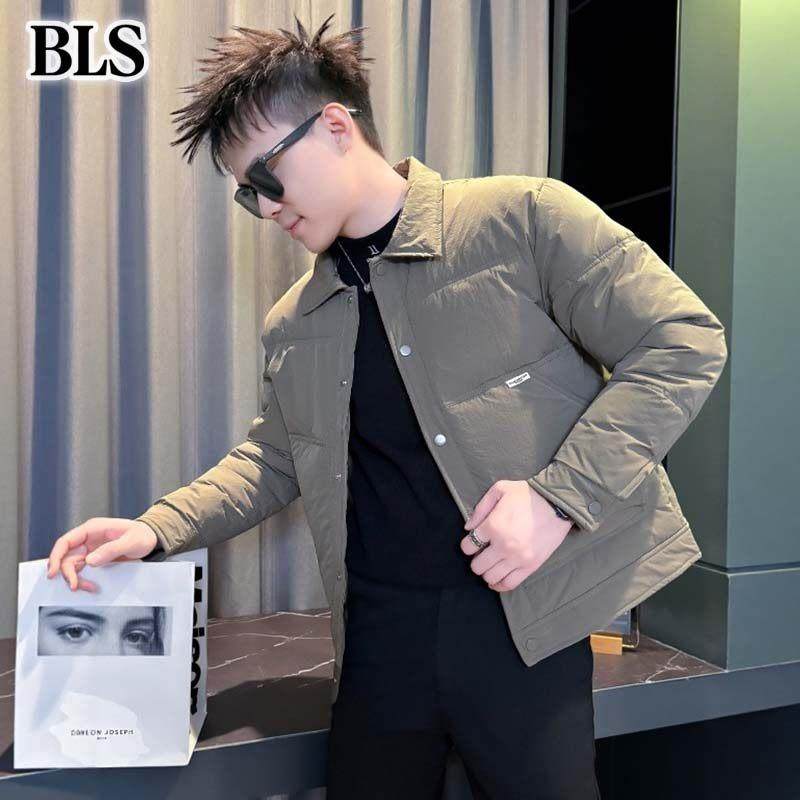 高端翻领棉衣外套男士冬季2025新款潮流加厚保暖棉袄男款棉服上衣