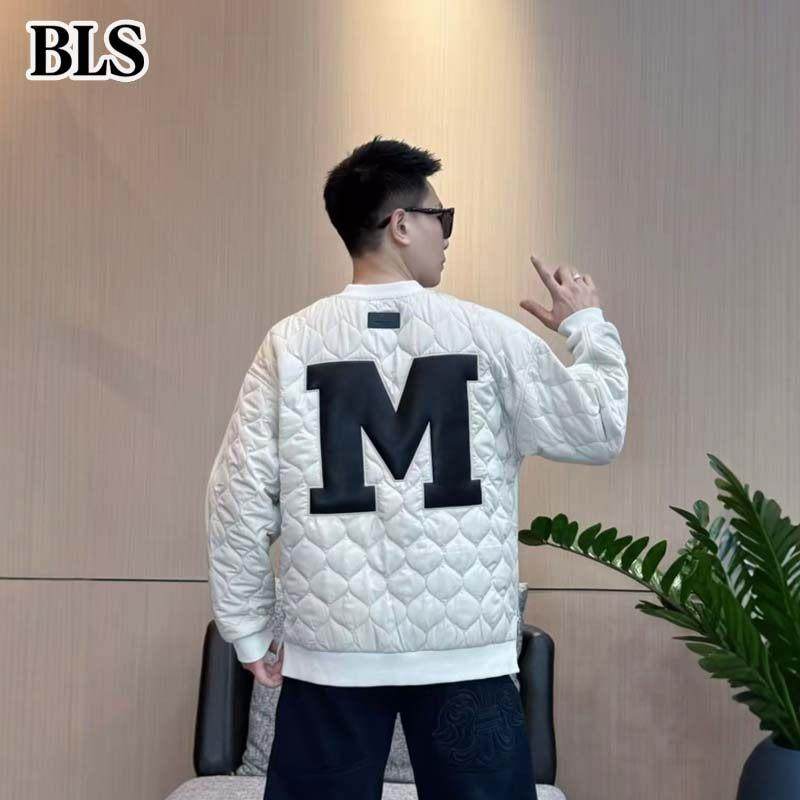 高端加绒加厚夹棉卫衣男士冬季2025新款字母刺绣百搭保暖长袖上衣