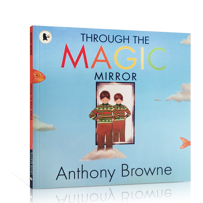 穿越魔镜through the magic mirror 英文原版绘本 安东尼布朗 anthony