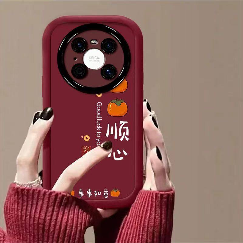 适用华为mate40手机壳oce-an10软硅胶mt40epro保护套5g镜头全包防摔meta40e个性创意maet40pro文字迈特40女款