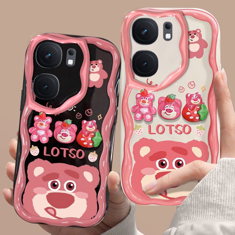 简包草熊手立莓体仔镜计手机壳