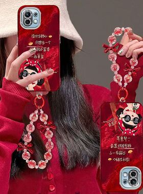 小米11pro手机壳M2102J2SC新年款ml11保护套5g镜头全包防摔m2011k2c个性创意小米十一青春版卡通mi11lite女潮