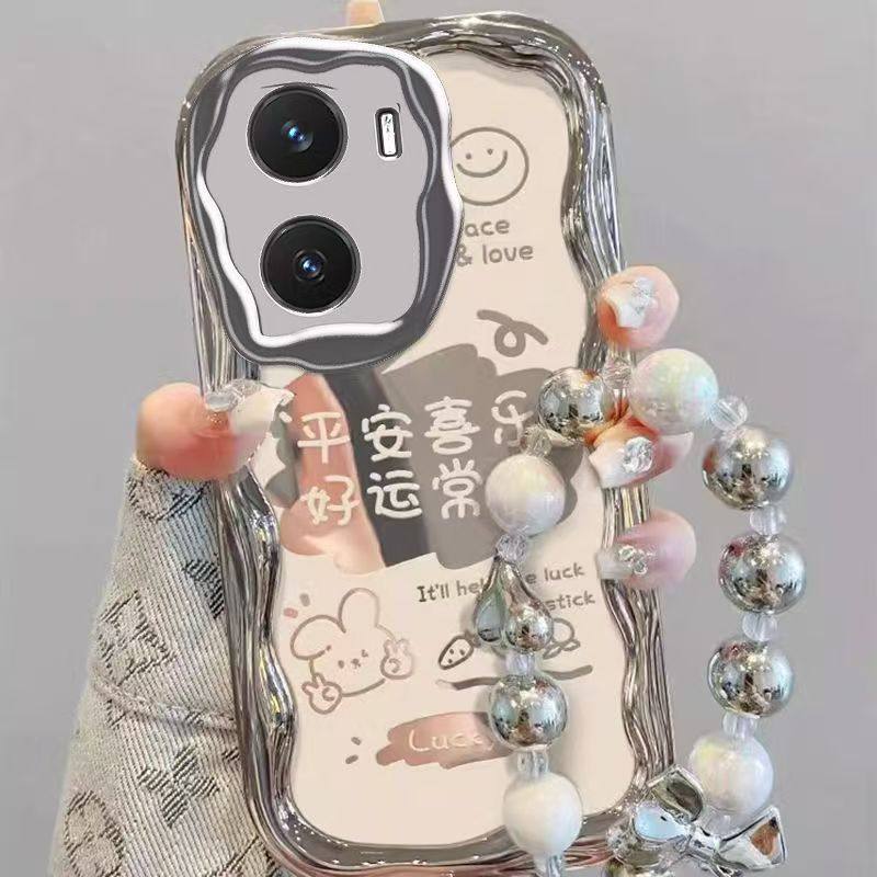 vivo y77手机壳V2219A软硅胶vlvoy77e保护套5g镜头全包防摔V2166BA个性创意viv0y76s卡通v2156a电镀丫77女款