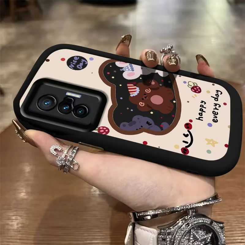 vivo x70pro手机壳v2134a软硅胶viv0x70保护套5g镜头全包防摔v2133a个性创意vlvox70卡通可爱vovix70por女款