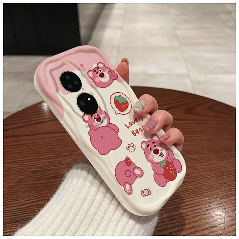 适用华为p50e手机壳abr-al60软硅胶huawei p50保护套全包边防摔abr一al00个性创意p50pro卡通可爱jadal50女款