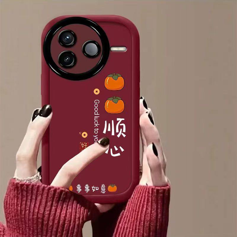 红米k80至尊版手机壳文字25060RK16C软硅胶redmik80保护套5g镜头全包防摔24117RK2CC个性创意小米k80pro女款