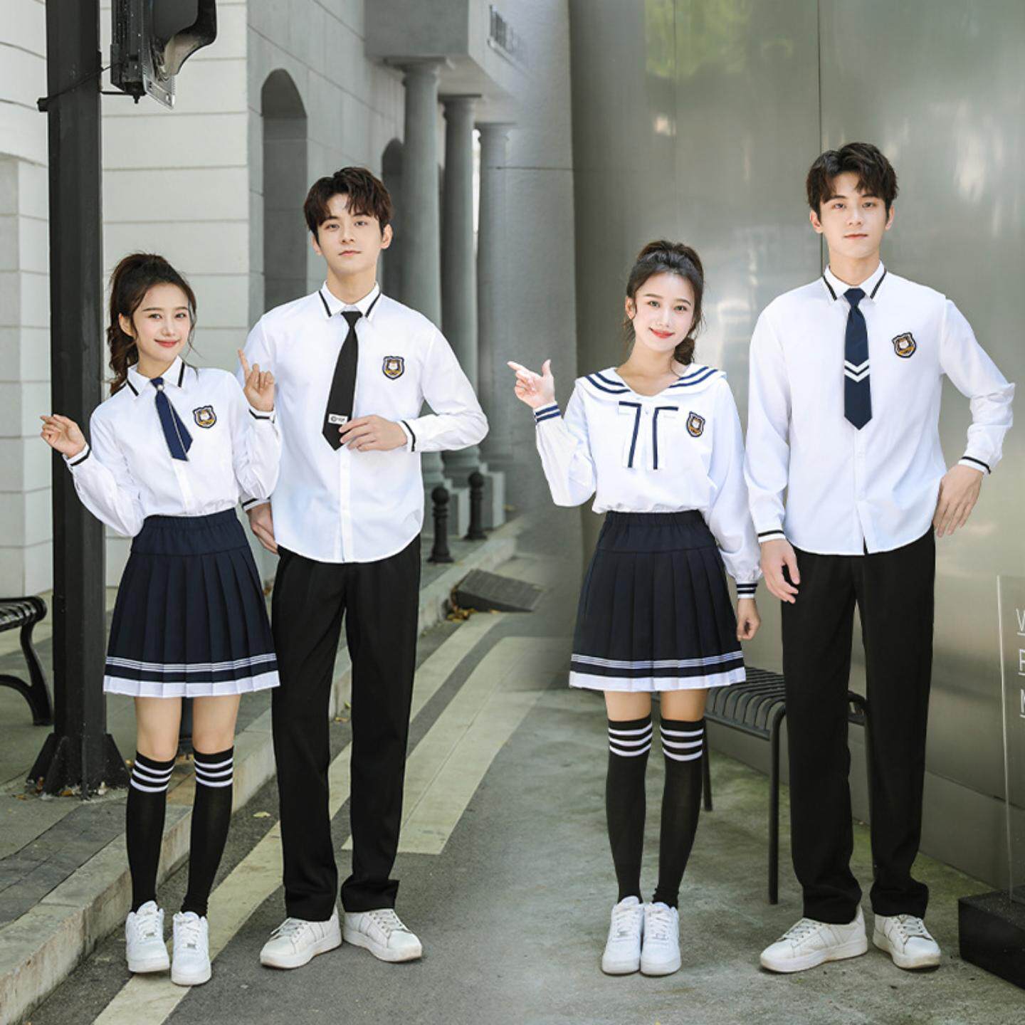 中学生校服水手服毕业班服英伦