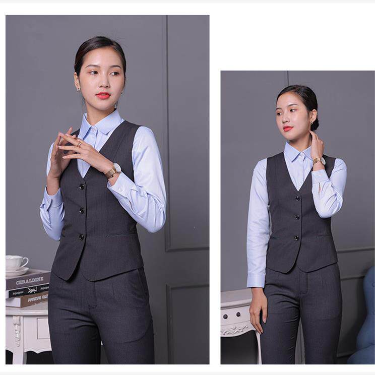 工作服女马甲新行服马夹