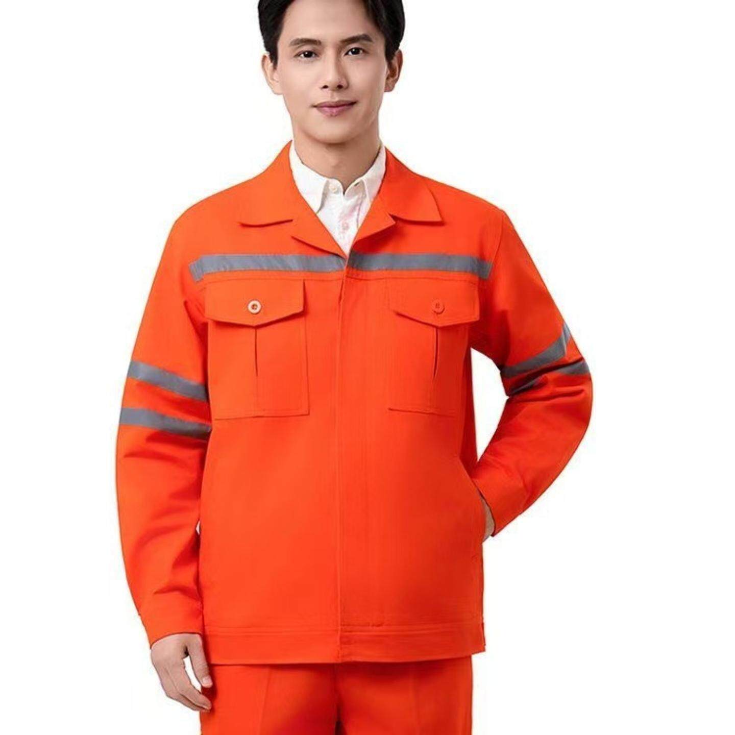 春秋环卫工作服套装男女劳保男