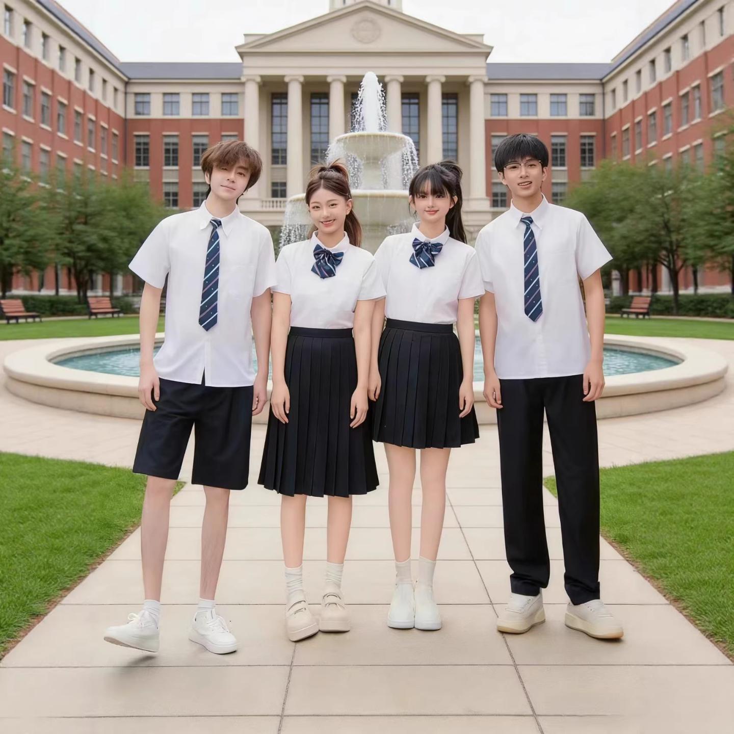 高中初中学生毕业班服学院风套装