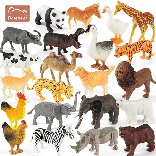 Детская модель животного, фигурка, детский познавательный универсальный комплект для мальчиков, обучение