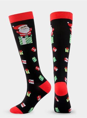 Christmas socks pressure socks Halloween adult socks 袜子女