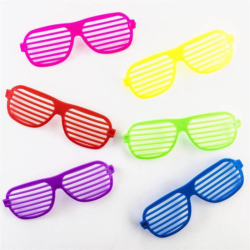 6 colors Full Shutter Glasses Shades Sunglasses Club Party