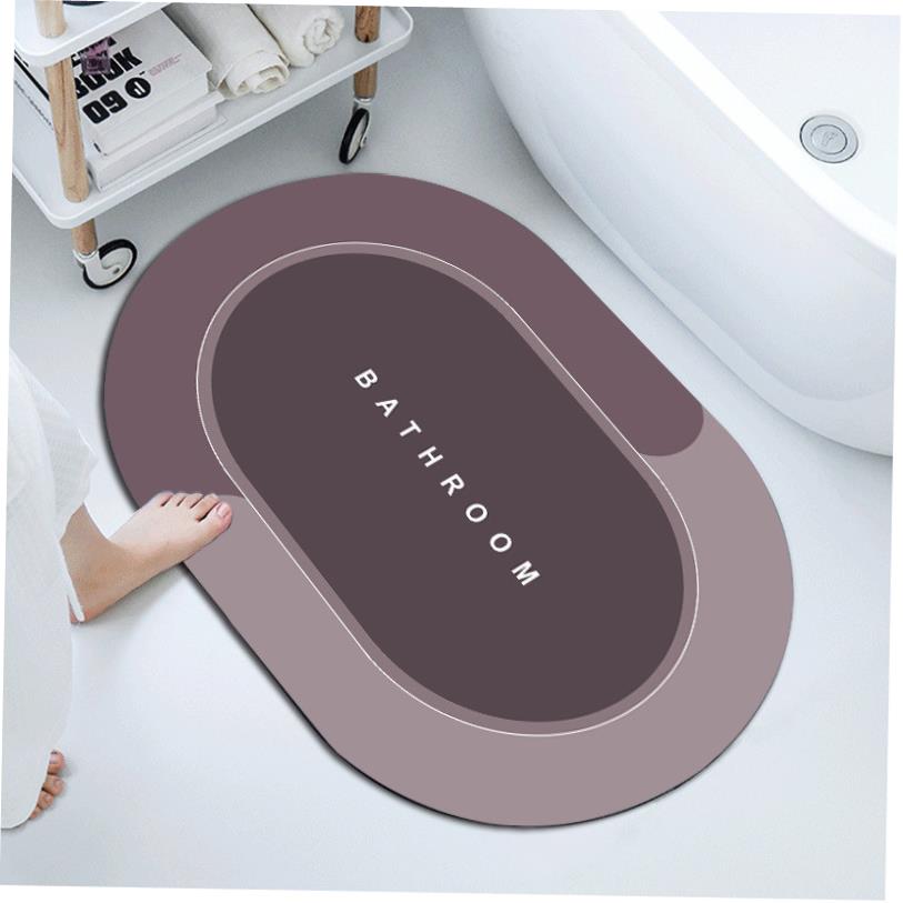 Absorbent soft diatom mud floor mats bathroom door mats 地垫