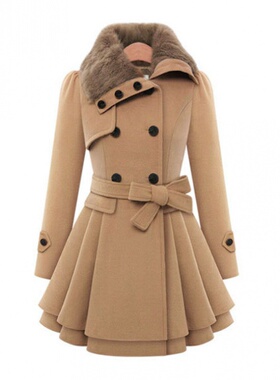 2020 Ladies Long Winter Jackets Coat For Women Coats毛呢外套