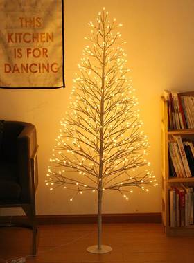 Led Simulation Christmas Tree Lights Warm Warm Room Atmosphe