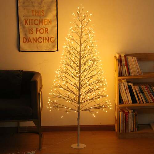 Led Simulation Christmas Tree Lights Warm Warm Room Atmosphe