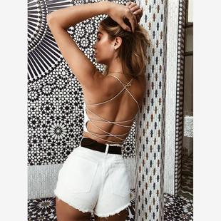 Women Vest Crop Top Sleeveless Tanks Beach Bodycon Party