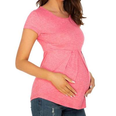 Plus size cotton Pregnant women T-shirt maternity clothes 女
