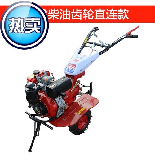 新功能小型微耕机汽油柴油耕地机农用四驱自n走it式旋耕机开沟培