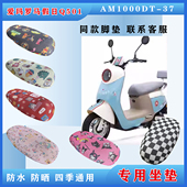 爱玛罗马假日Q501电动车坐垫AM1000DT 37坐垫套防水防晒四季 通用