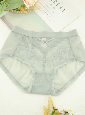 奥丽侬中腰平角内裤女性感蕾丝小裤OK3842 适配OW8841 8842 8843