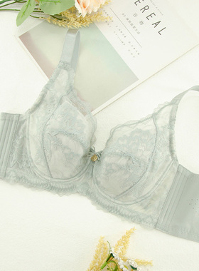 奥丽侬薄款内衣女OW8843上托防下垂收副乳胸罩大胸显小调整型文胸