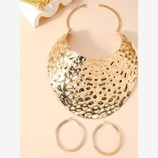 choker necklace women jewelry cos夸张合金大项圈女饰品项炼