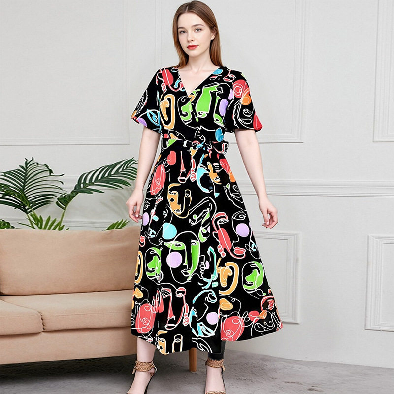 womenclothes跨境鲜艳热