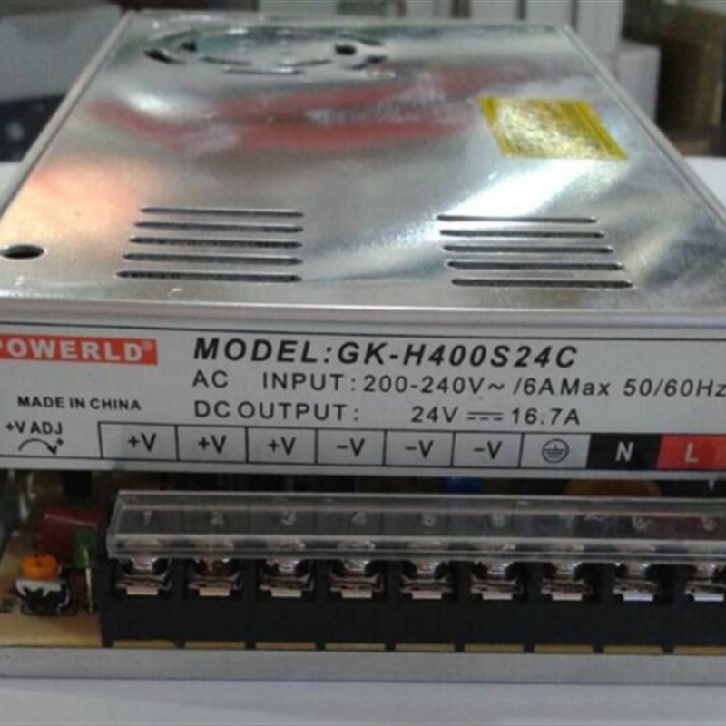 新星电源GK-H400S24C直流输出DDC24V16.7A工控安防电源