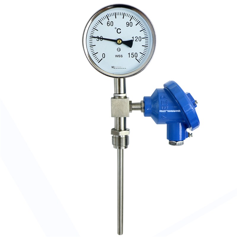 wssp-411一体化热电阻远传温度表 WTYY-1021 PT100R 3线制 0-100