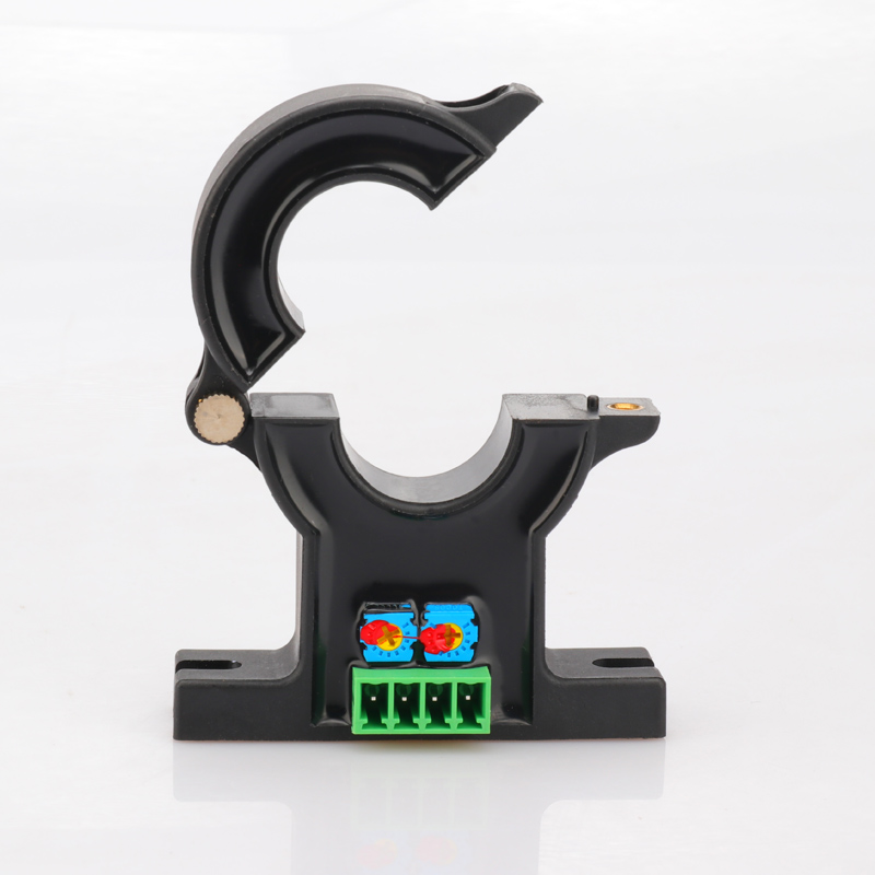 开合式霍尔电流传感器BSQ06CT交流AC100-500A/DC直流4-20mA互感器