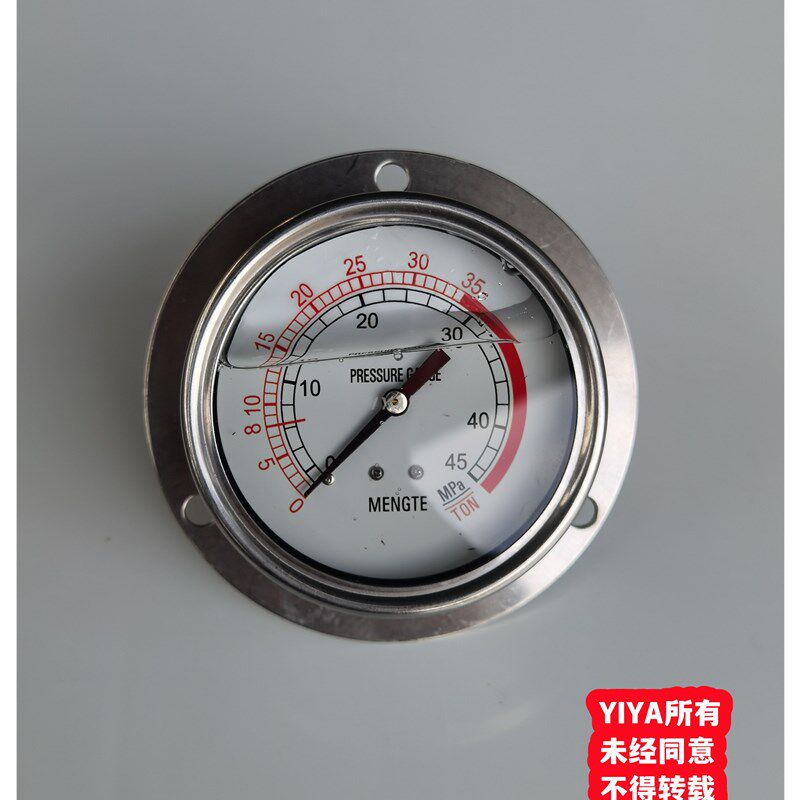 下动式折弯机专用机床配件3压力表内含油0-125TON/0-45MPA非标定