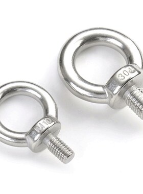 304不锈钢吊环形螺丝螺栓M12M14M16M20M24*x20x25x30x35x40/45-50