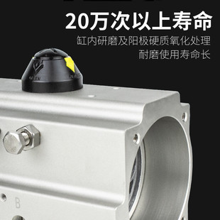 100 200 400 D641X气动法兰蝶阀不锈钢阀门切断阀 300 DN50