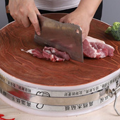 免保养红毛柳木菜墩商用砍剁板加厚砧板不开裂菜板家用切菜板圆墩