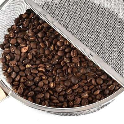 cafemasy咖啡烘豆网烘焙器具坚果手网不锈钢炒豆网烤网家用明火.