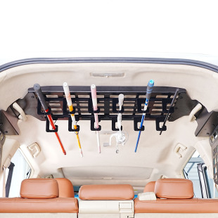 后备箱拓展架路亚竿台钓竿手竿收纳架车载钓后备箱鱼竿固定支架