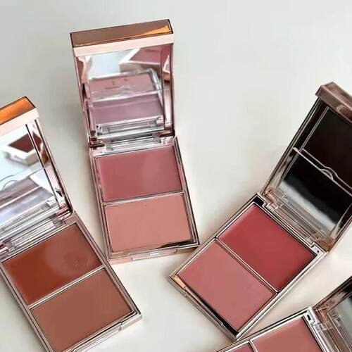 跨境 Two-tone blush cream新色现货Pa Ta双色腮红膏