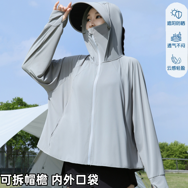 防晒衣女款防紫外线2025新款夏季冰丝宽松防晒服薄款透气外套
