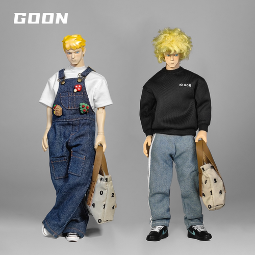 1/6潮流兵人背带裤GOON套装