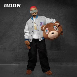 GOON原创1/6潮流人偶YE辍学熊关节可动兵人手办收藏摆件礼物现货