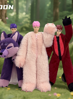 GOON&OYU偶遇联名山海经1/6可动人偶小E毛绒玩偶手办玩具礼物