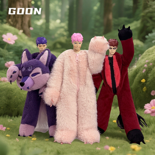 GOON&OYU偶遇联名山海经1/6可动人偶小E毛绒玩偶手办玩具礼物